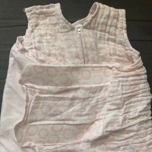 HALO 100% Cotton Muslin Sleepsack Swaddle Wearable Blanket, Small, 3-6 Months